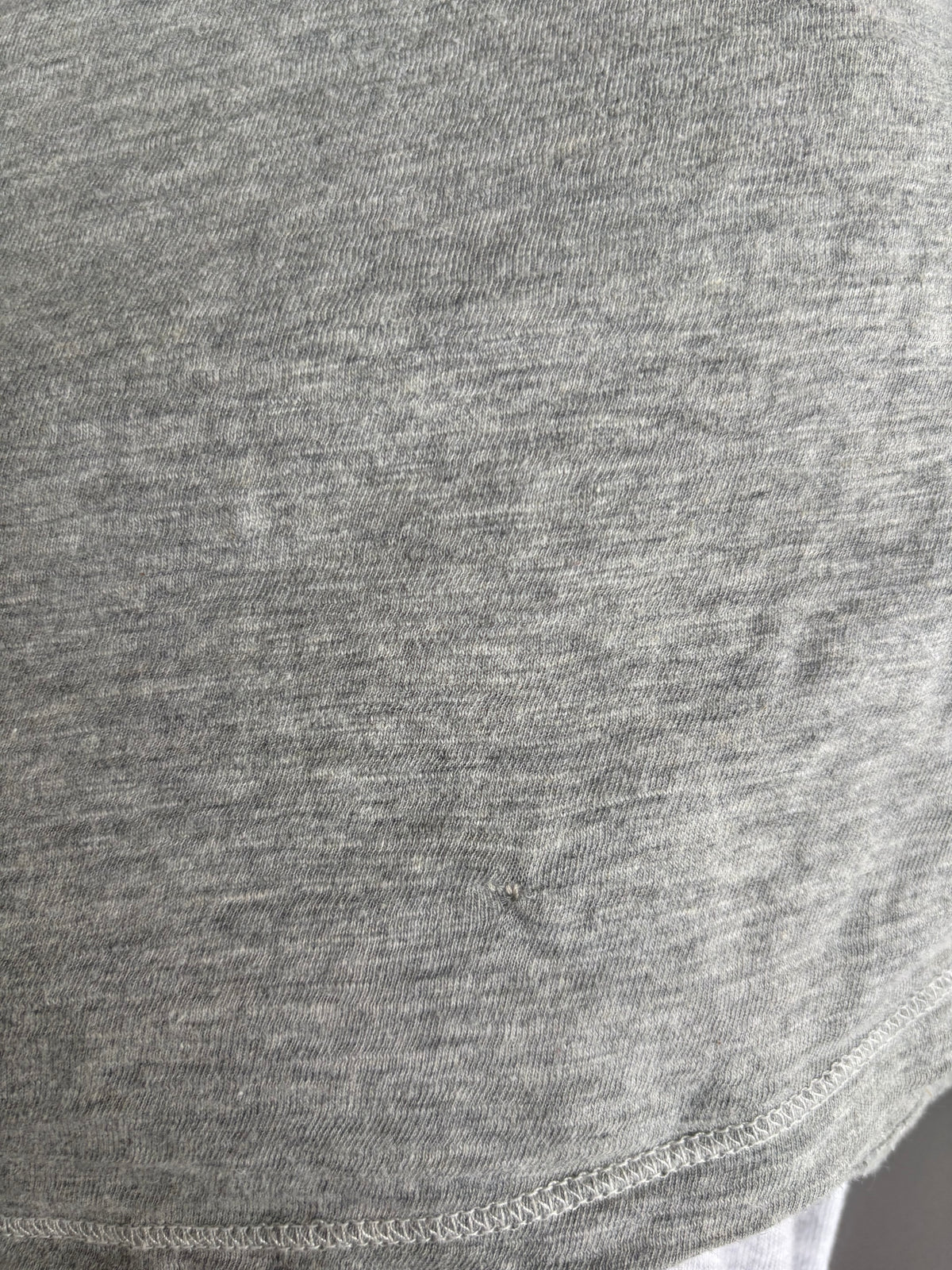 grey hollister loose henley tee