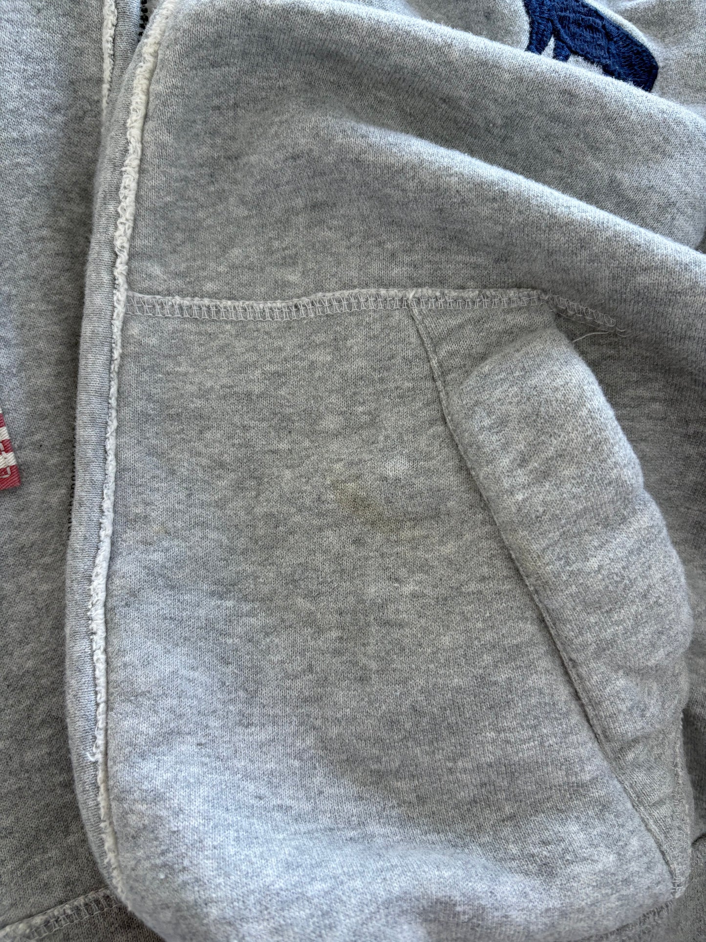 usa grey abercrombie & fitch hooded jacket