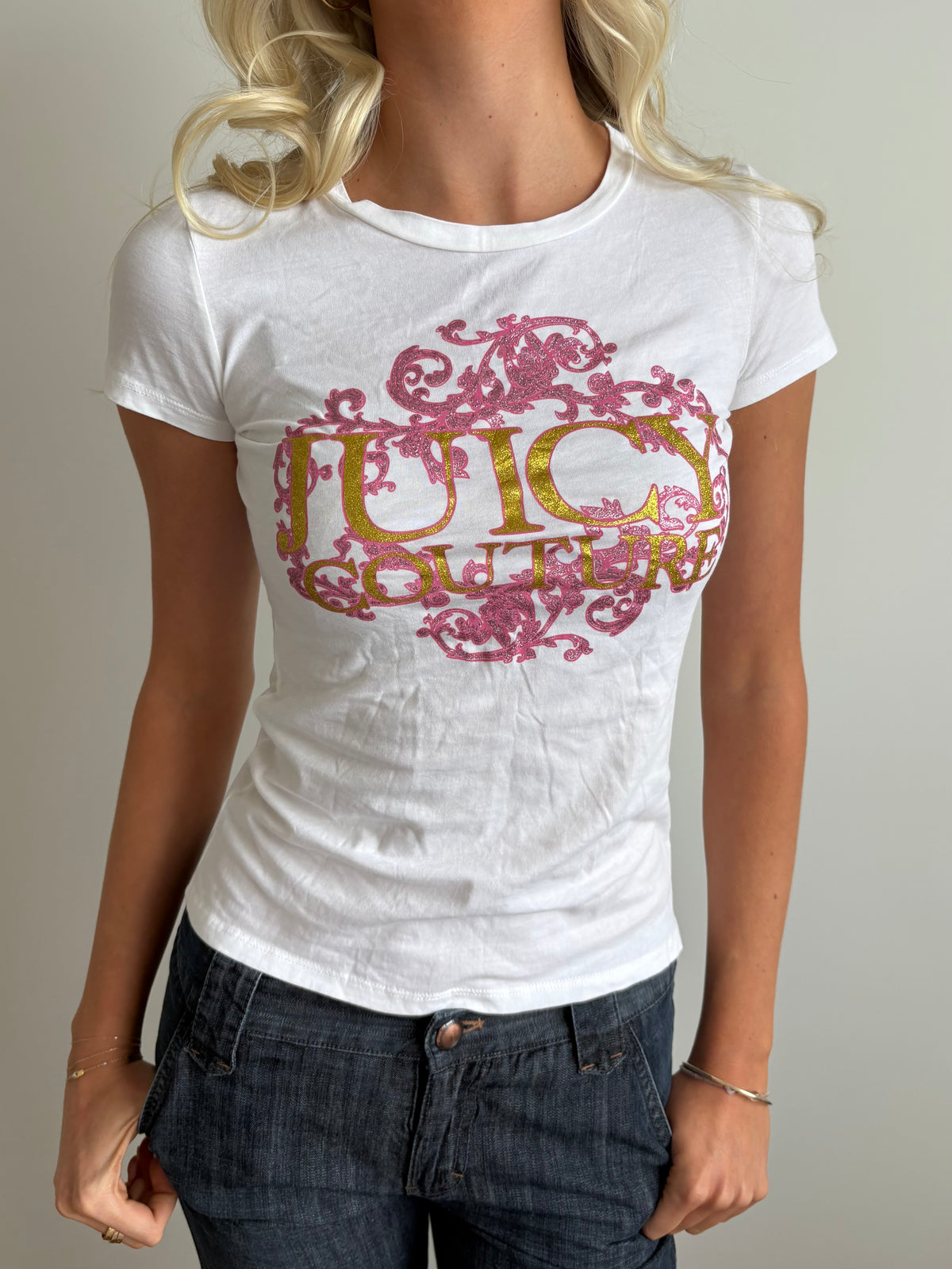juicy couture white tee