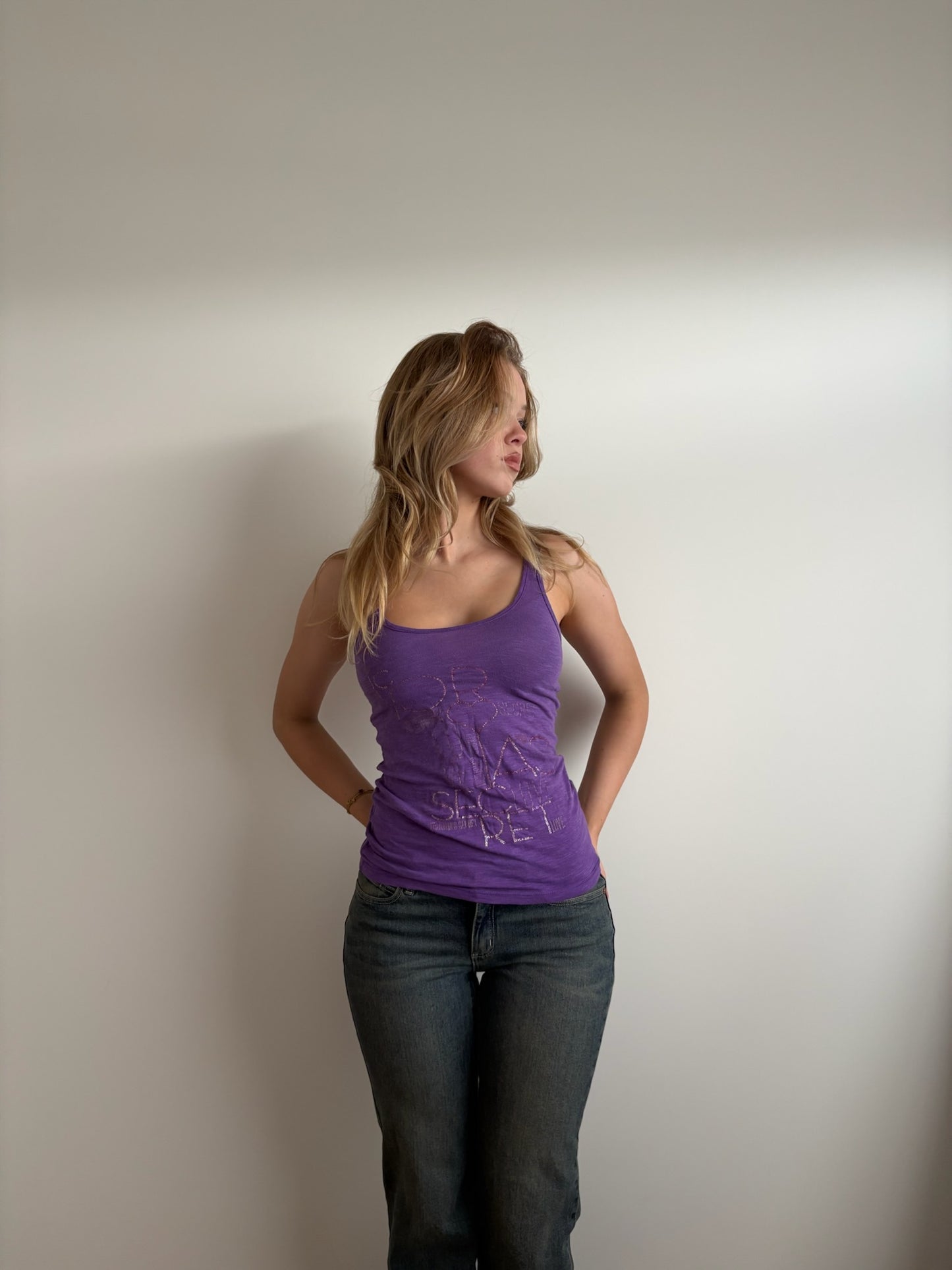 victoria's secret purple tank