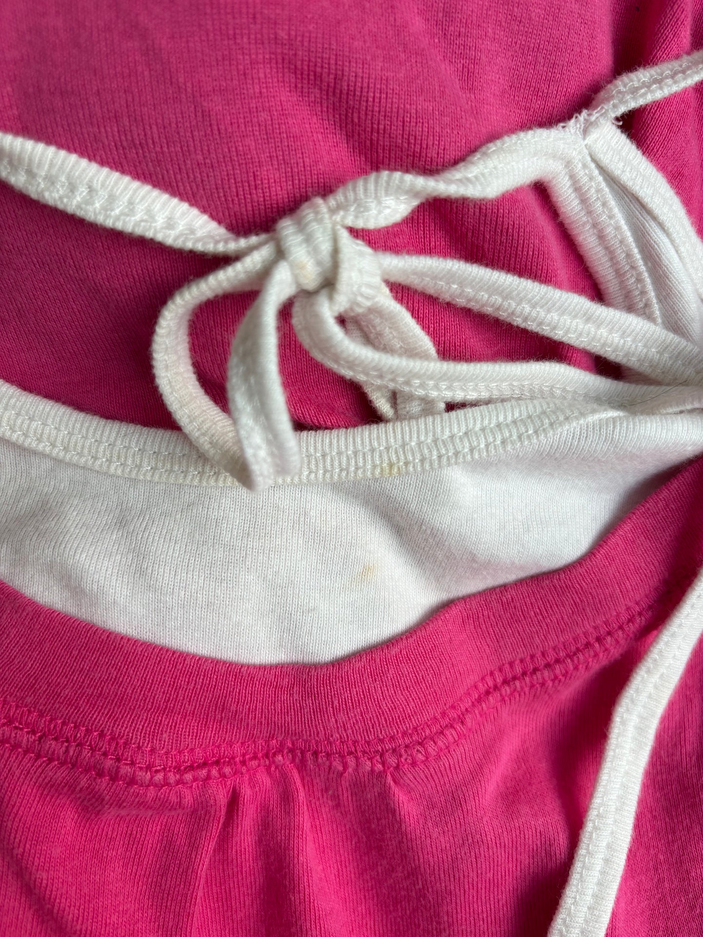 double-layered abercrombie pink top