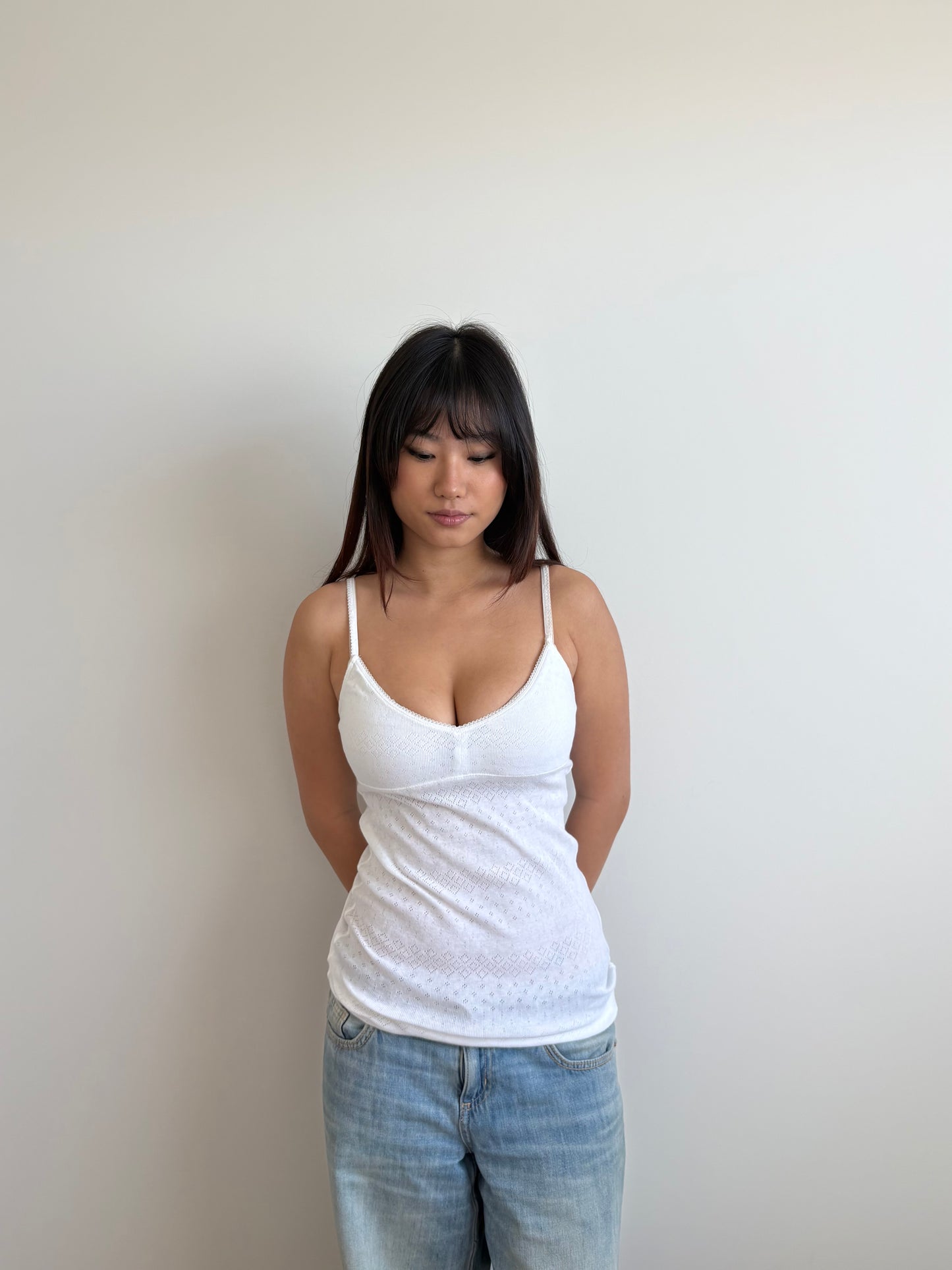 white american eagle v-neck cami