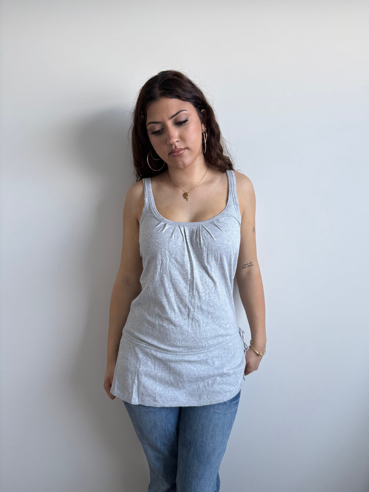 grey loose tank/dress