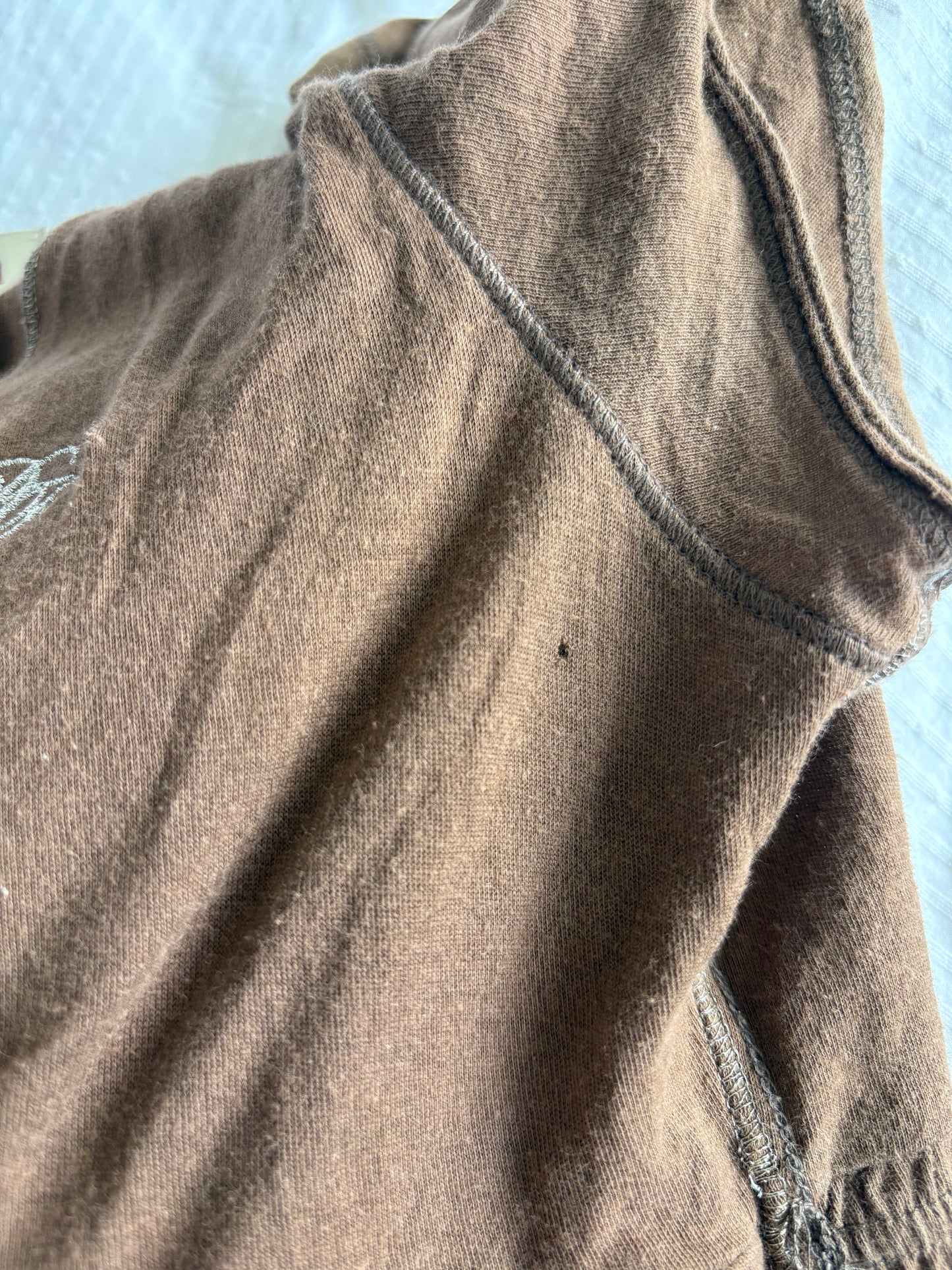 brown babydoll top