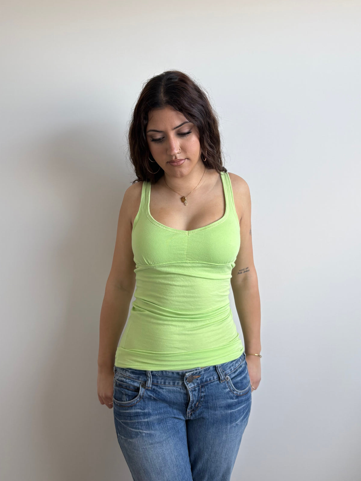 light green hollister tank
