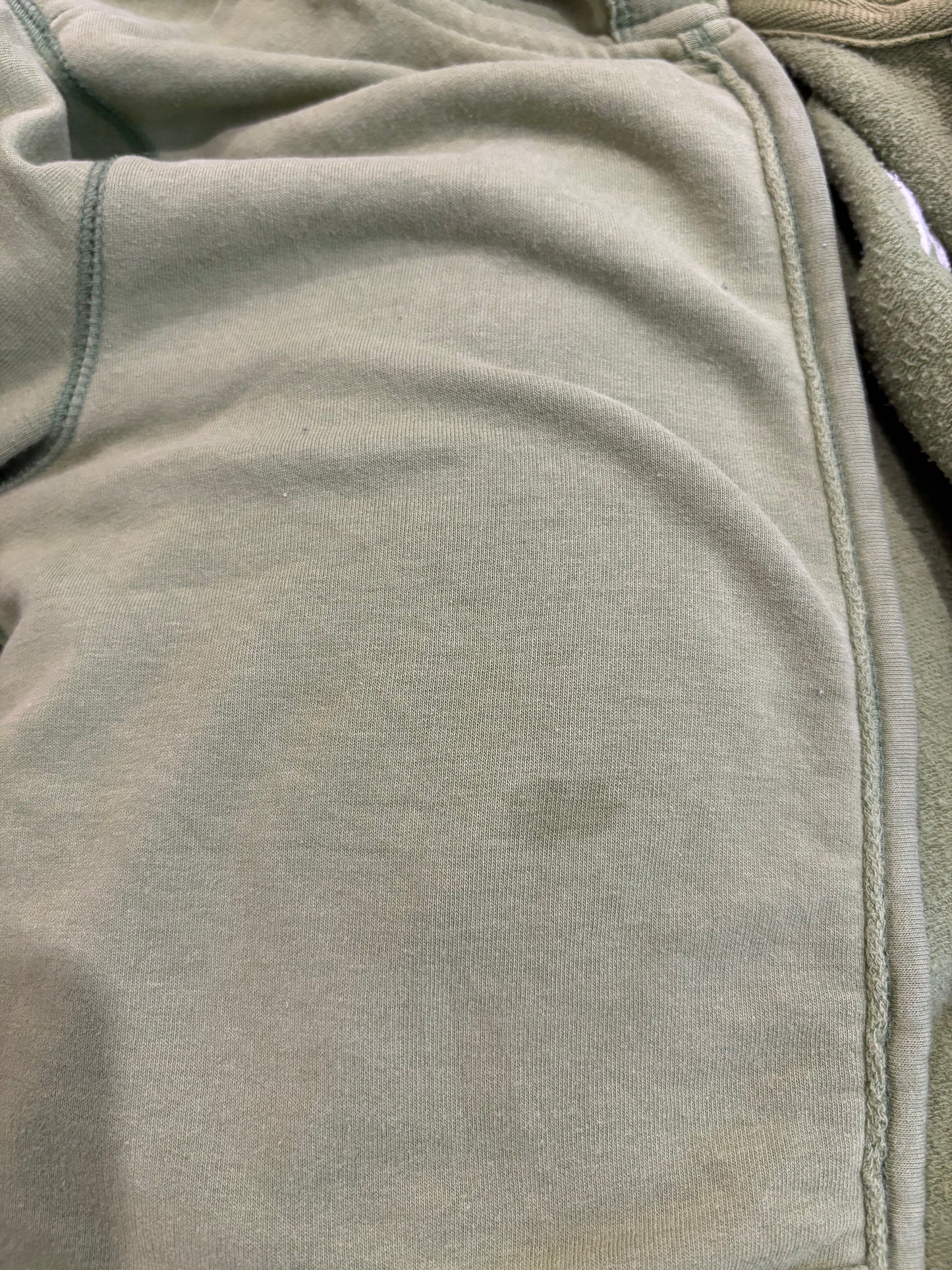 green abercrombie zip-up hooded jacket