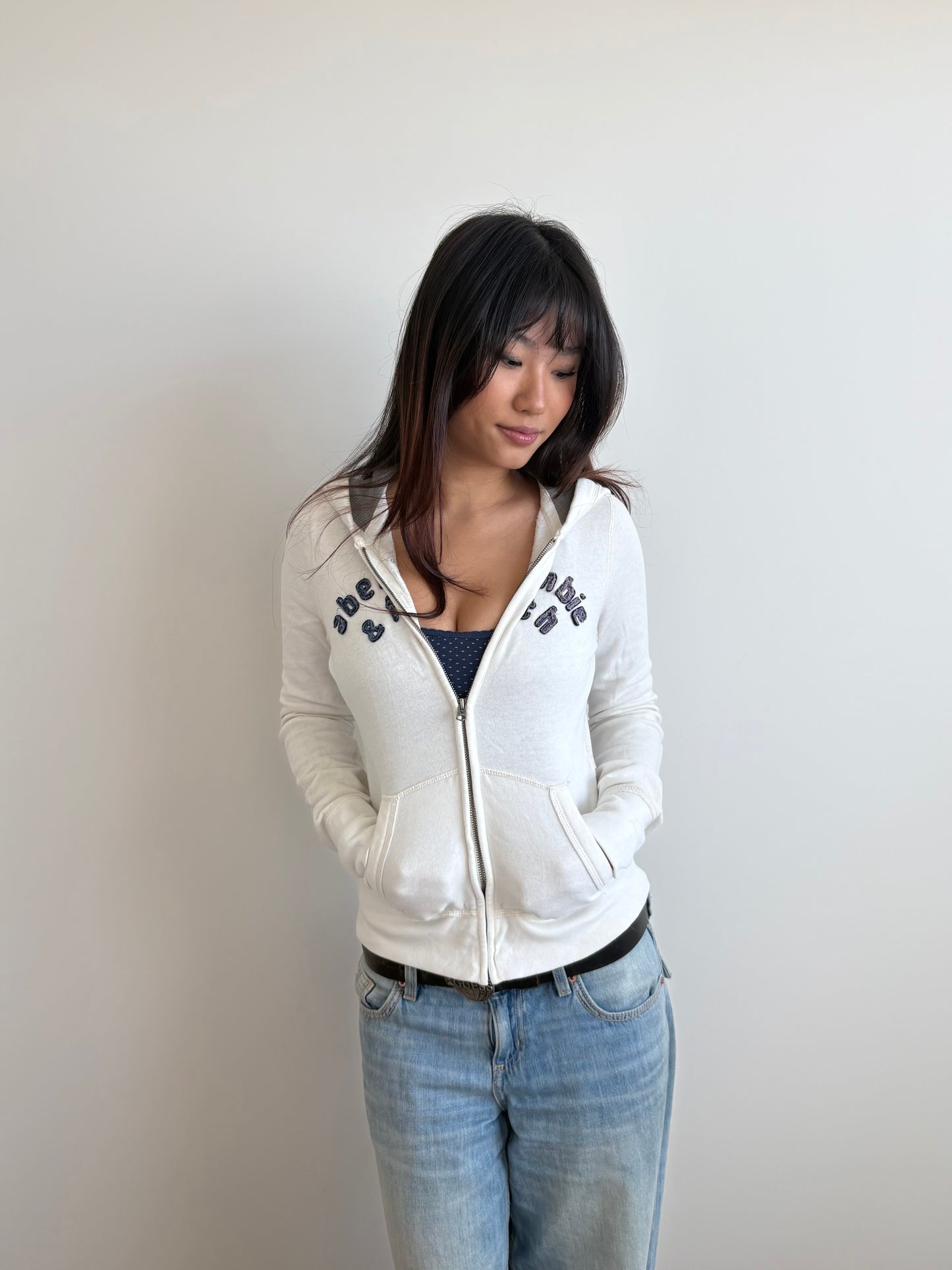 zip-up hooded abercrombie & fitch jacket